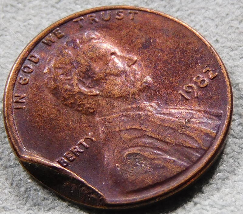 Penny-1982-Post-Mint-Damage.-How?
