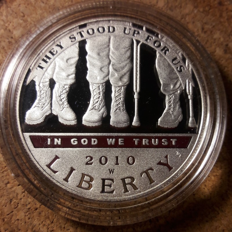 2010-W-American-Veterans-Disable-For-Life-Proof-Silver-Dollar