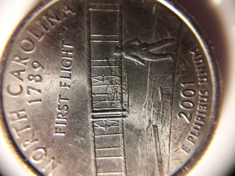 2001-P-No-Carolina-State-Quarter-OBV-Die-Crack