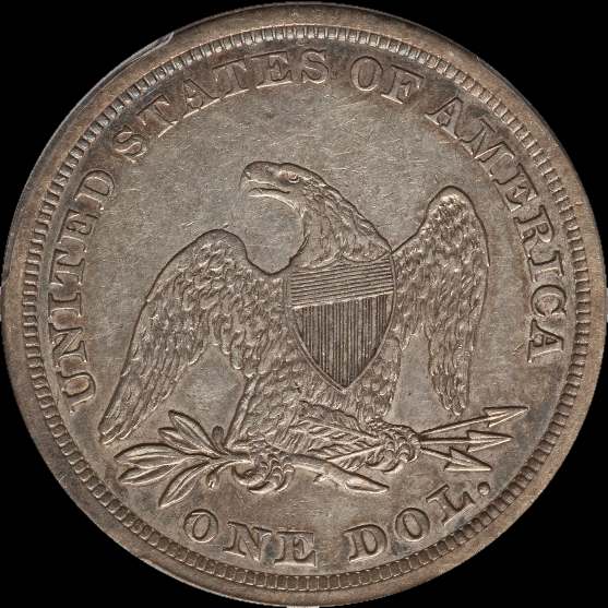 1841-Seated-Dollar-For-Grading