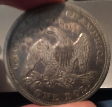 New-Pickup:-1872-Seated-Dollar-For-Grading
