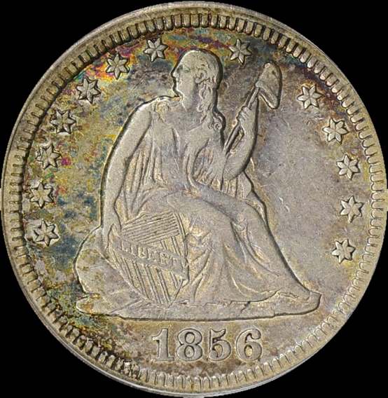 1856-O-Seated-Quarter-For-Grading
