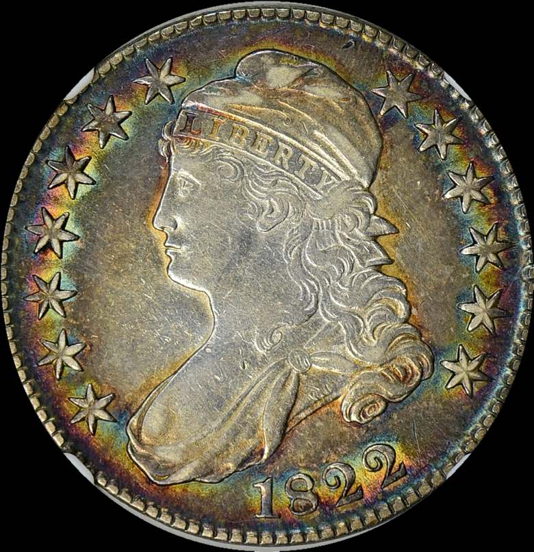 1822-Capped-Bust-Half-For-Grading