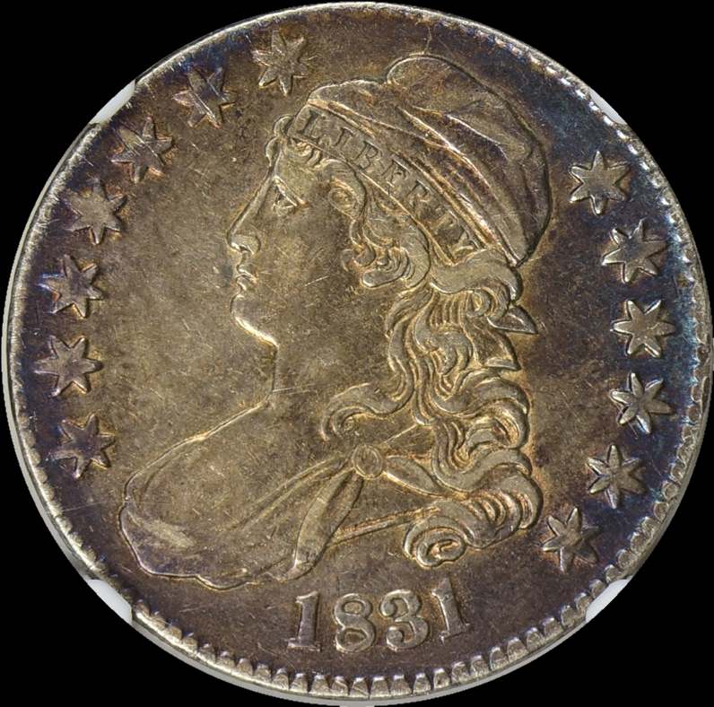 1831-Capped-Bust-Half-For-Grading