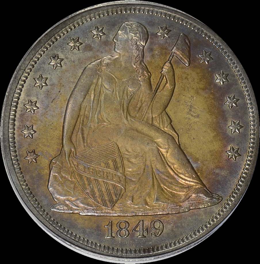 1849-Seated-Liberty-Dollar-For-Grading