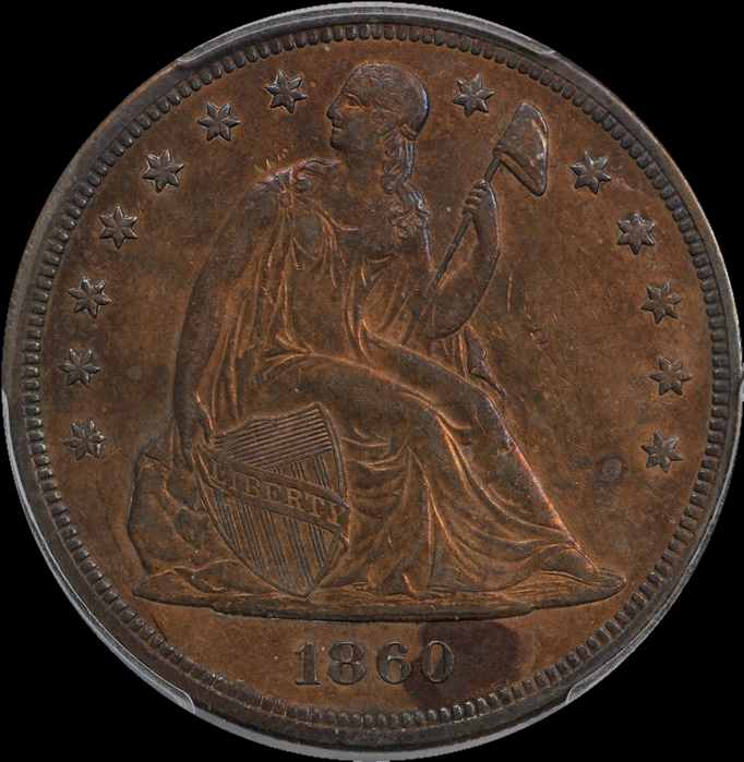 1860-Seated-Dollar-For-Grading