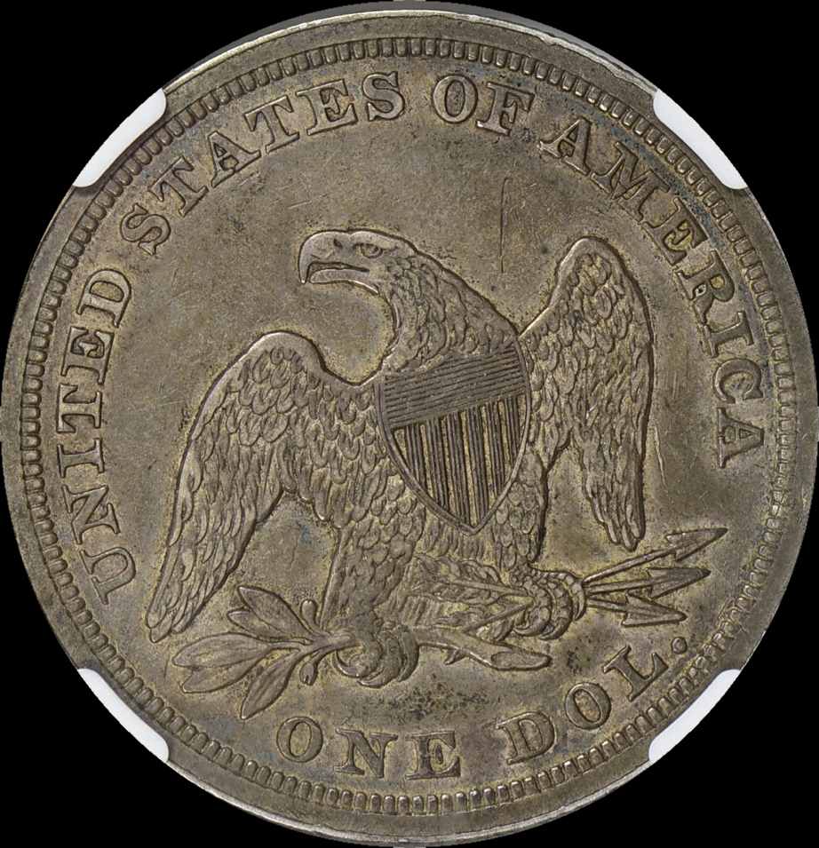 1847-Seated-Dollar-For-Grading