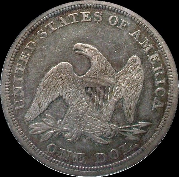 1848-Seated-Dollar-For-Grading