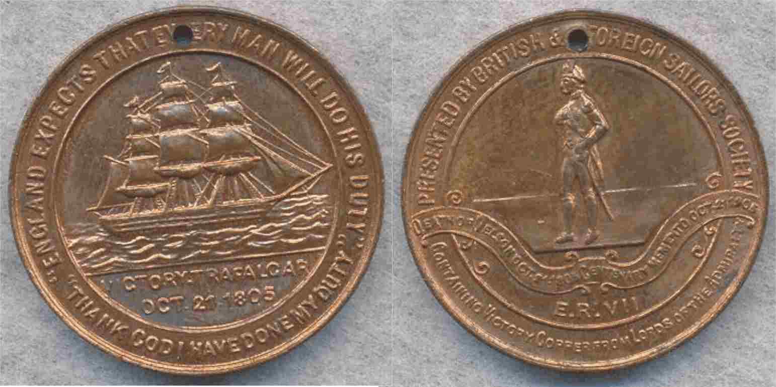 Values-For-The-Listed-Victory/Lord-Nelson-Medalets