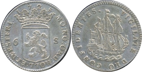 Netherland---1725-West-Friesland-6-Stuiwer---Genuine-Or-Not?