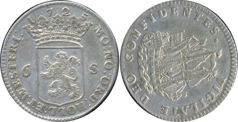 Netherland---1725-West-Friesland-6-Stuiwer---Genuine-Or-Not?