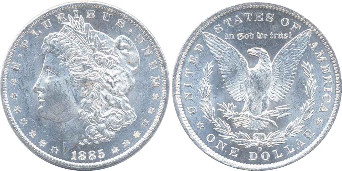 1885--O-Silver-$1