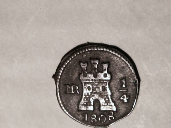 1808-One-Quarter-Real-From-Nueva-Reino