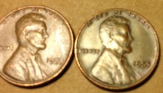 Unplated-Lincoln-Find?-And-Double-Die?-+-1/2-Dollar-Question