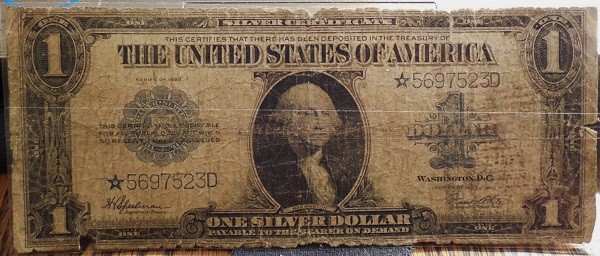 1$-1923-Large-Bill-Star-Note