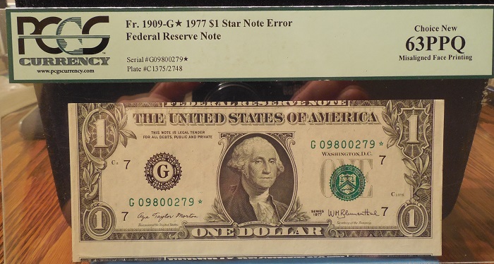 1977-1$--FRN-Star-Note-Cutting-Error