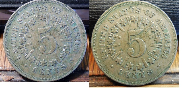 1866-Shield-Nickel-Help---Update:-Soaked-In-Acetone.