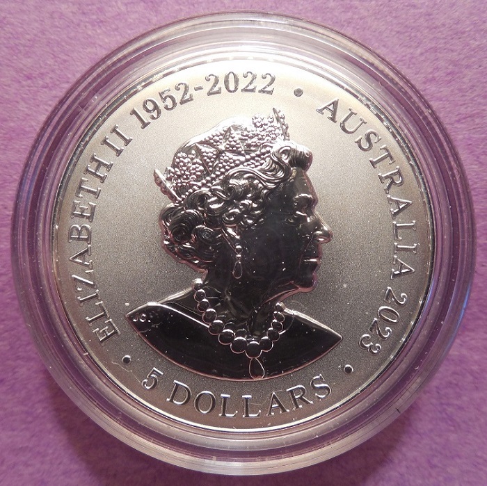 2023-Australia-$5-1-Ounce-Rough-Toothed-Dolphin-Silver-Proof-Coin