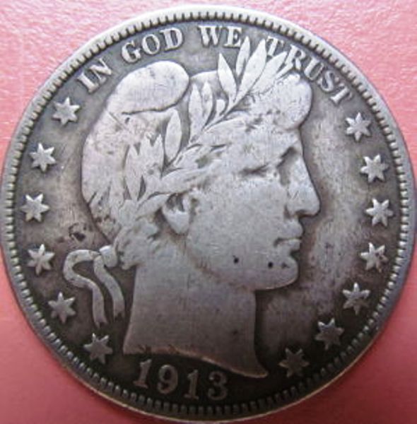 1913-Barber-Half.--I-Say-Fine-12-To-15-Yes-Or-No
