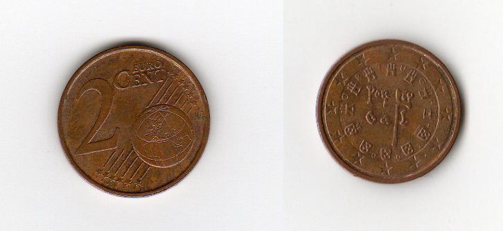Found-In-A-Cent-Roll.....|-Portugal-2-Eurocents