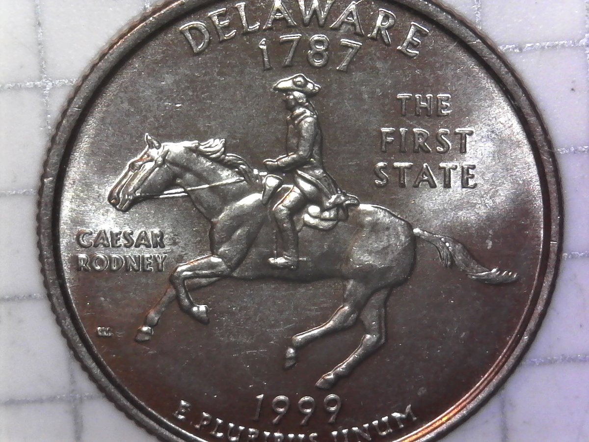 1999-P-Delaware-Quarter-Possible-Die-Crack-Under-Pluribus
