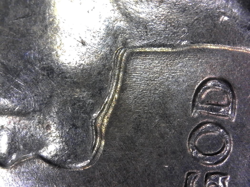 1971-D-Kennedy-Half-With-A-Double-Line-Under-The-Chin