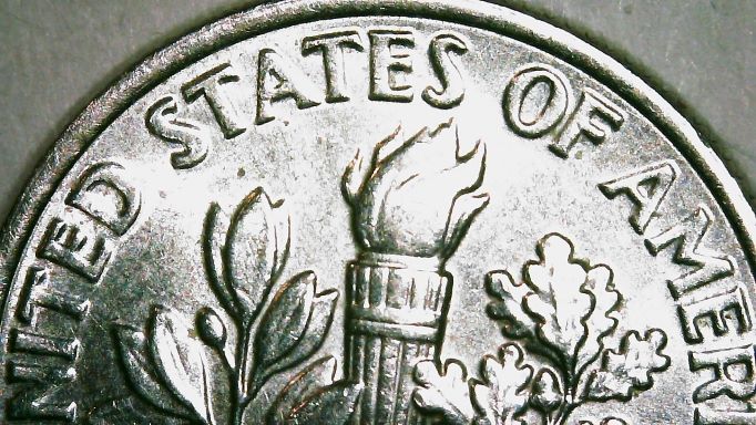 2013-D-Dime:-Odd-Finish-/-Metal-And-Rim-On-Obverse