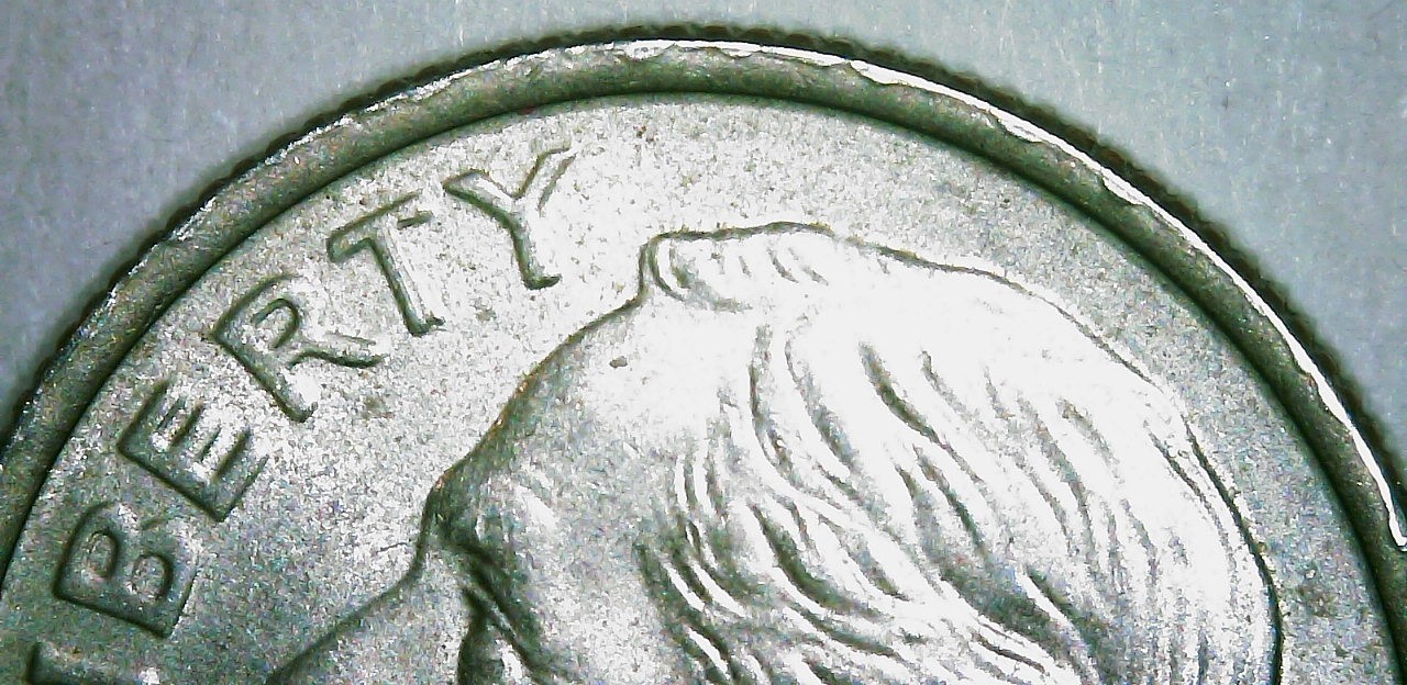 2013-D-Dime:-Odd-Finish-/-Metal-And-Rim-On-Obverse