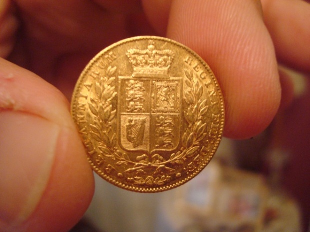 Gold-Sovereign-Victoria-1842-Open-2-Varietyvery-Rare!