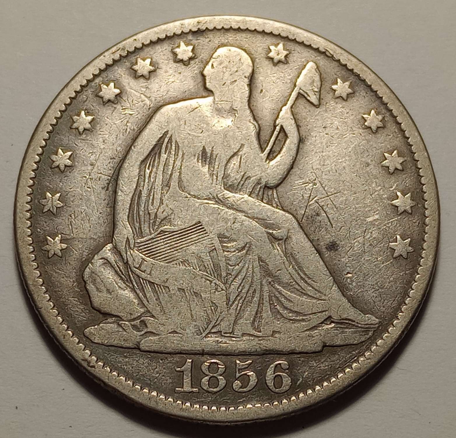 1856-O-Seated-Liberty-Half-Dollar-For-Grading