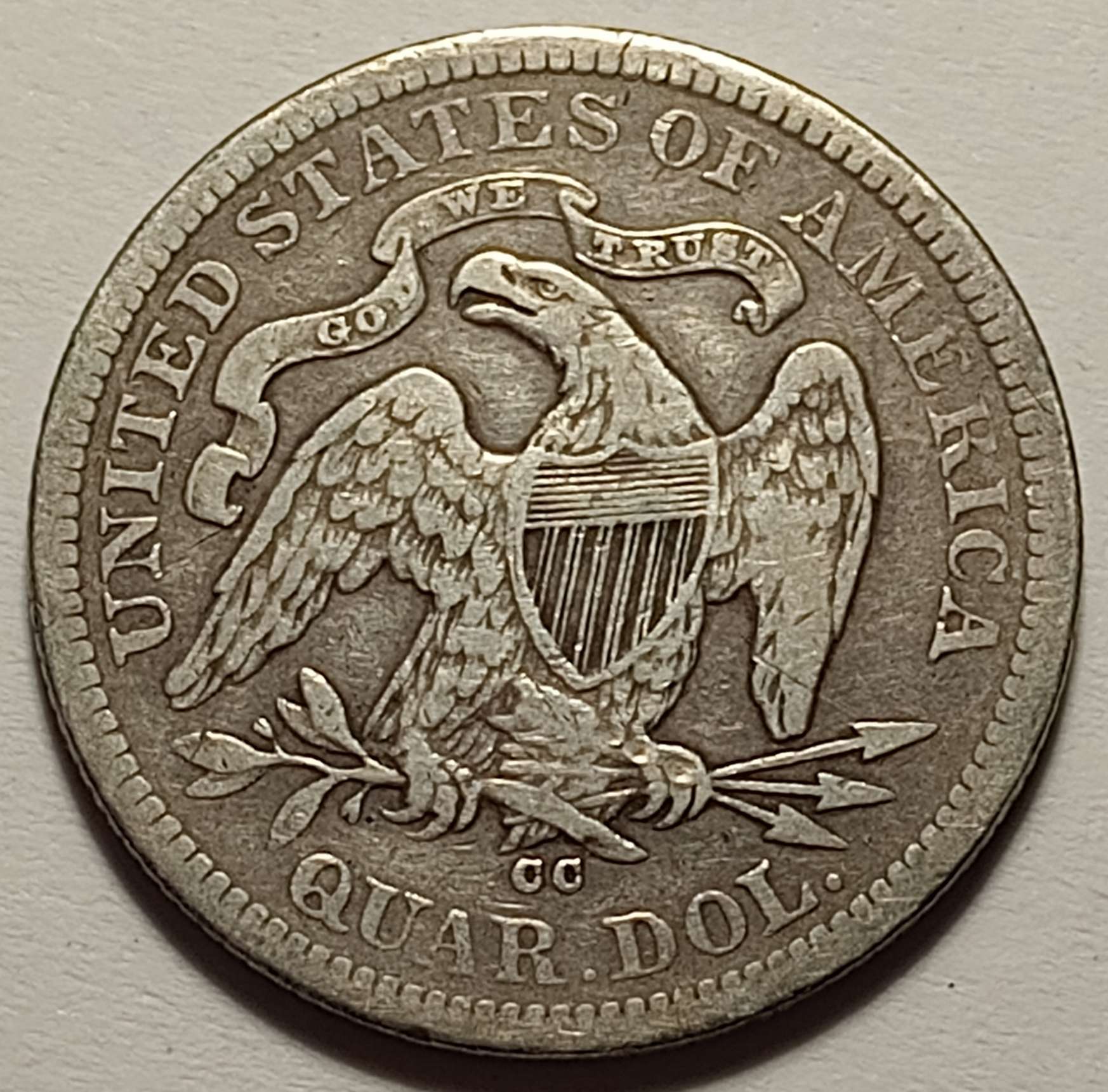 1876-CC-Liberty-Seated-Quarter-For-Grading