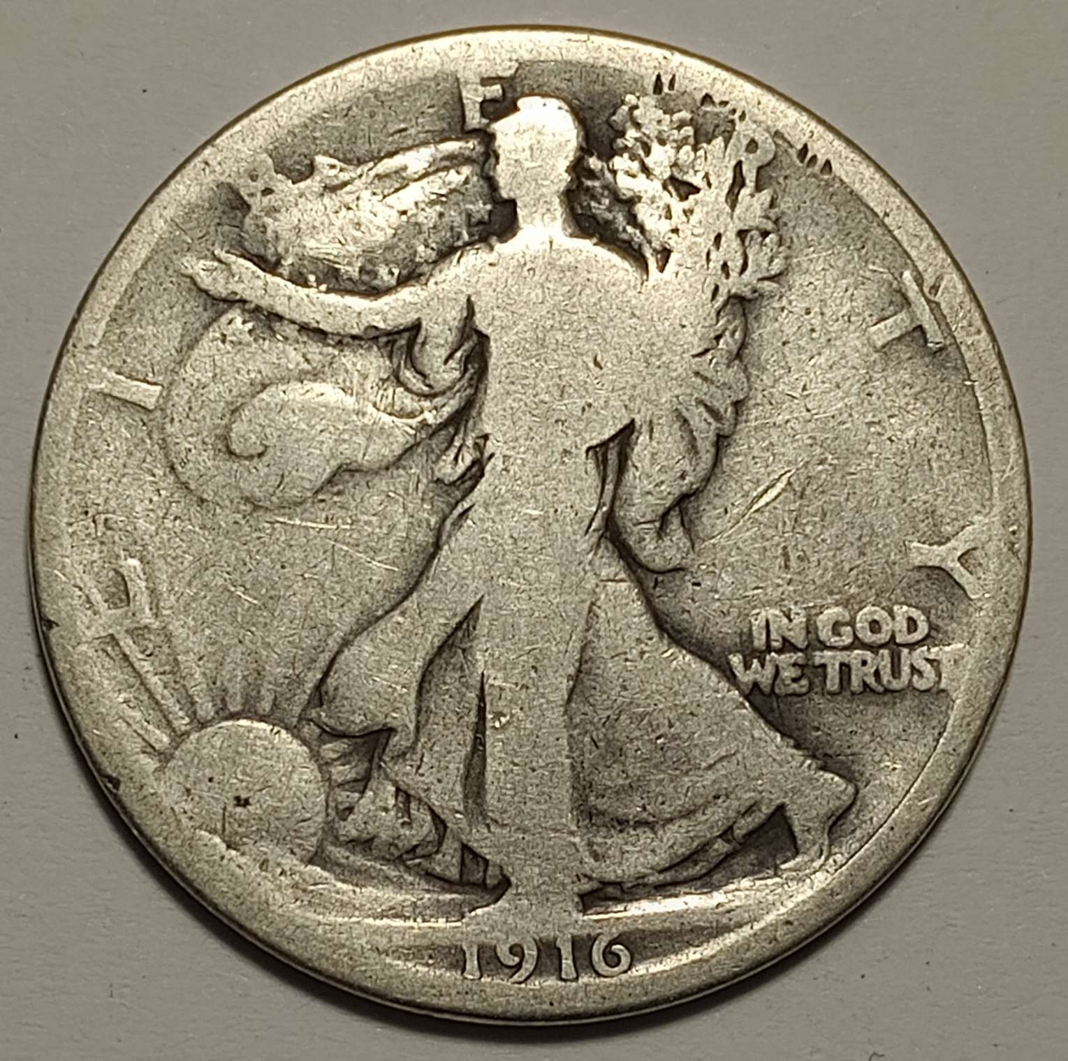 Walking-Liberties-Saved-From-Melt---#1-Of-4,-1916