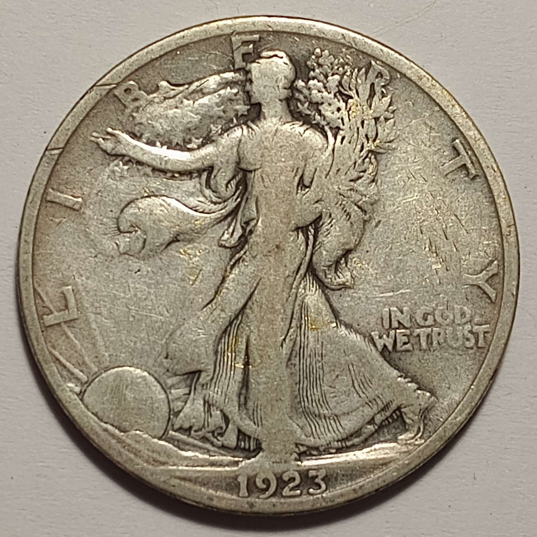 Walking-Liberties-Saved-From-Melt---#3-Of-4,-1923-S