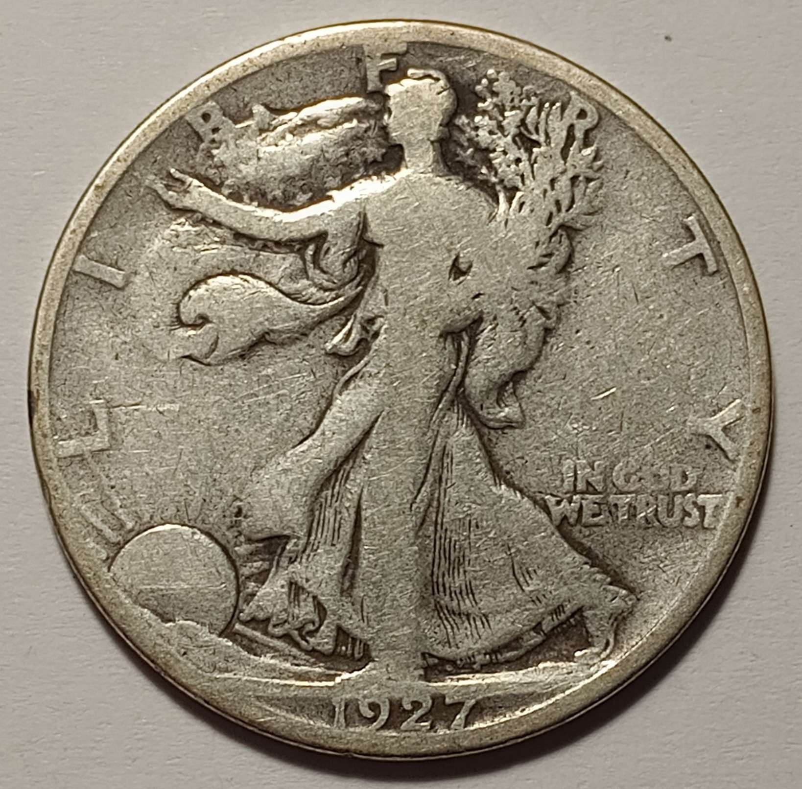 Walking-Liberties-Saved-From-Melt---#4-Of-4,-1927-S