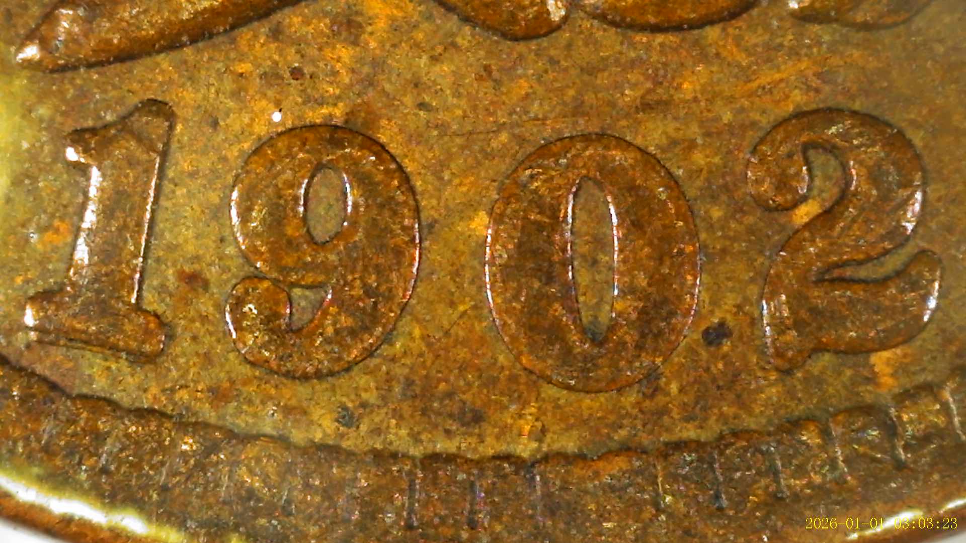 1902-Indian-Head-Cent-W/RPD-For-Grading