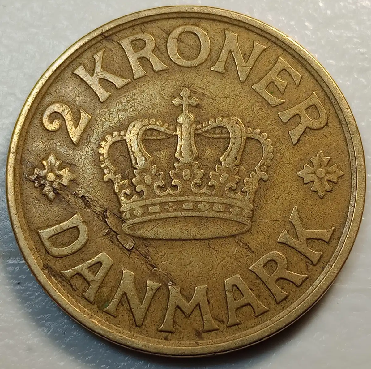 1926-Denmark---2-Kroner-W/Lamination