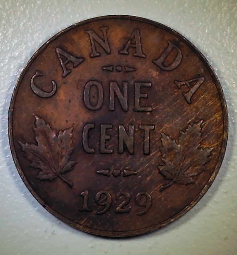 1929-Low-9-Canadian-1-Cent-Woody