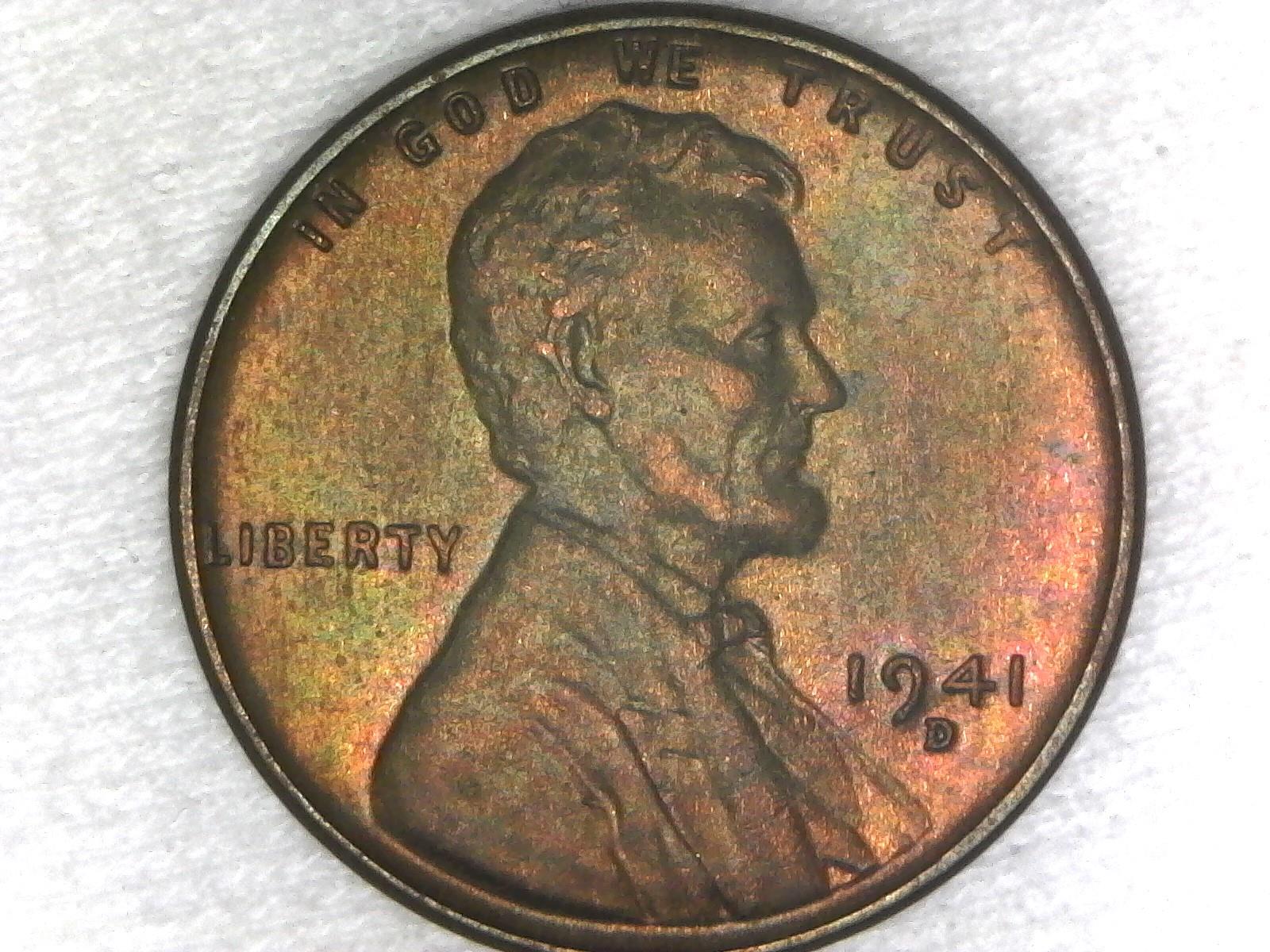 Beautiful-Toned-1942-And-1941-D-Wheat-Cents---Not-Sure-If-I-Should-Get-It-Graded