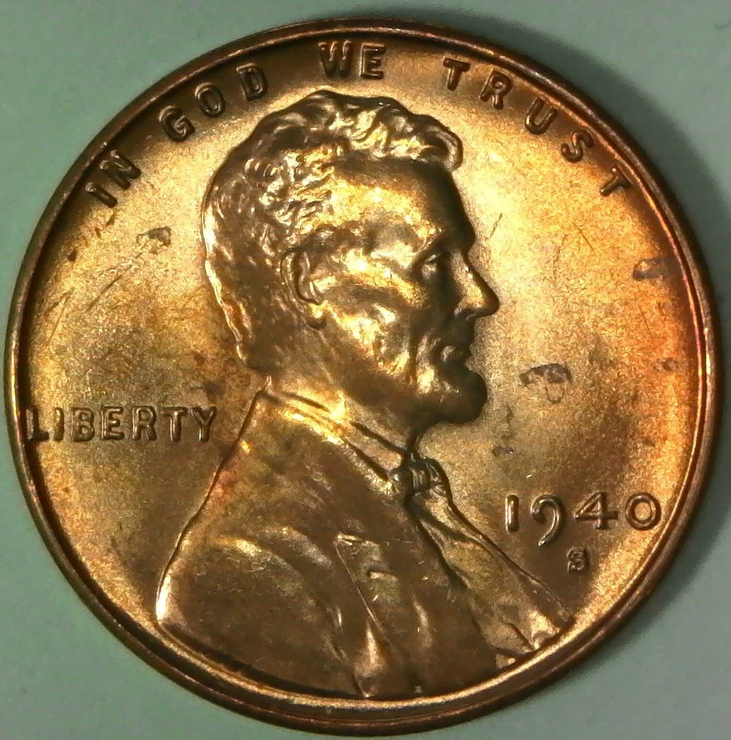 1940-S-Cent-Multiple-Reverse-Die-Cracks---Shattered-Die?