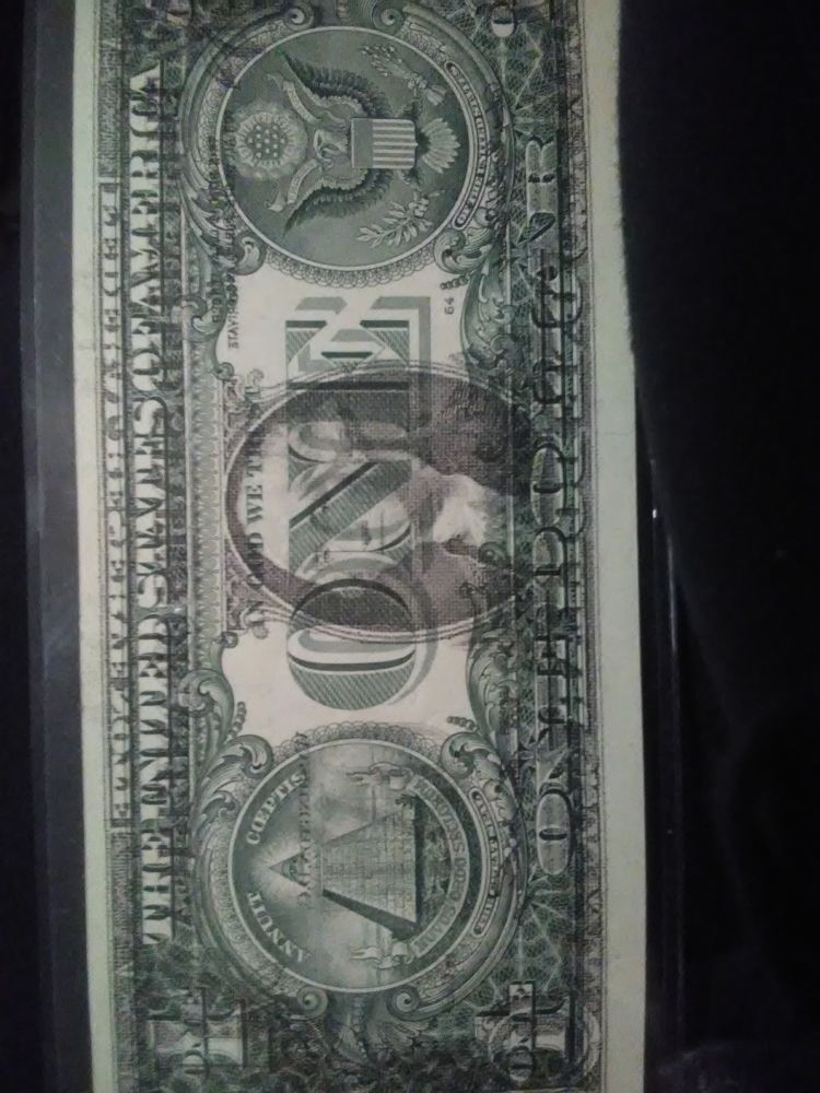 Double-Printed-&-Reversed-On-Back-Of-2006-$1-Bill