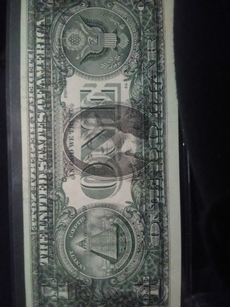 Double-Printed-&-Reversed-On-Back-Of-2006-$1-Bill