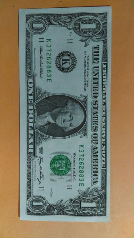 Double-Printed-&-Reversed-On-Back-Of-2006-$1-Bill