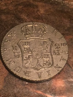 Two-1833-Spanish-2-Reales-Coins