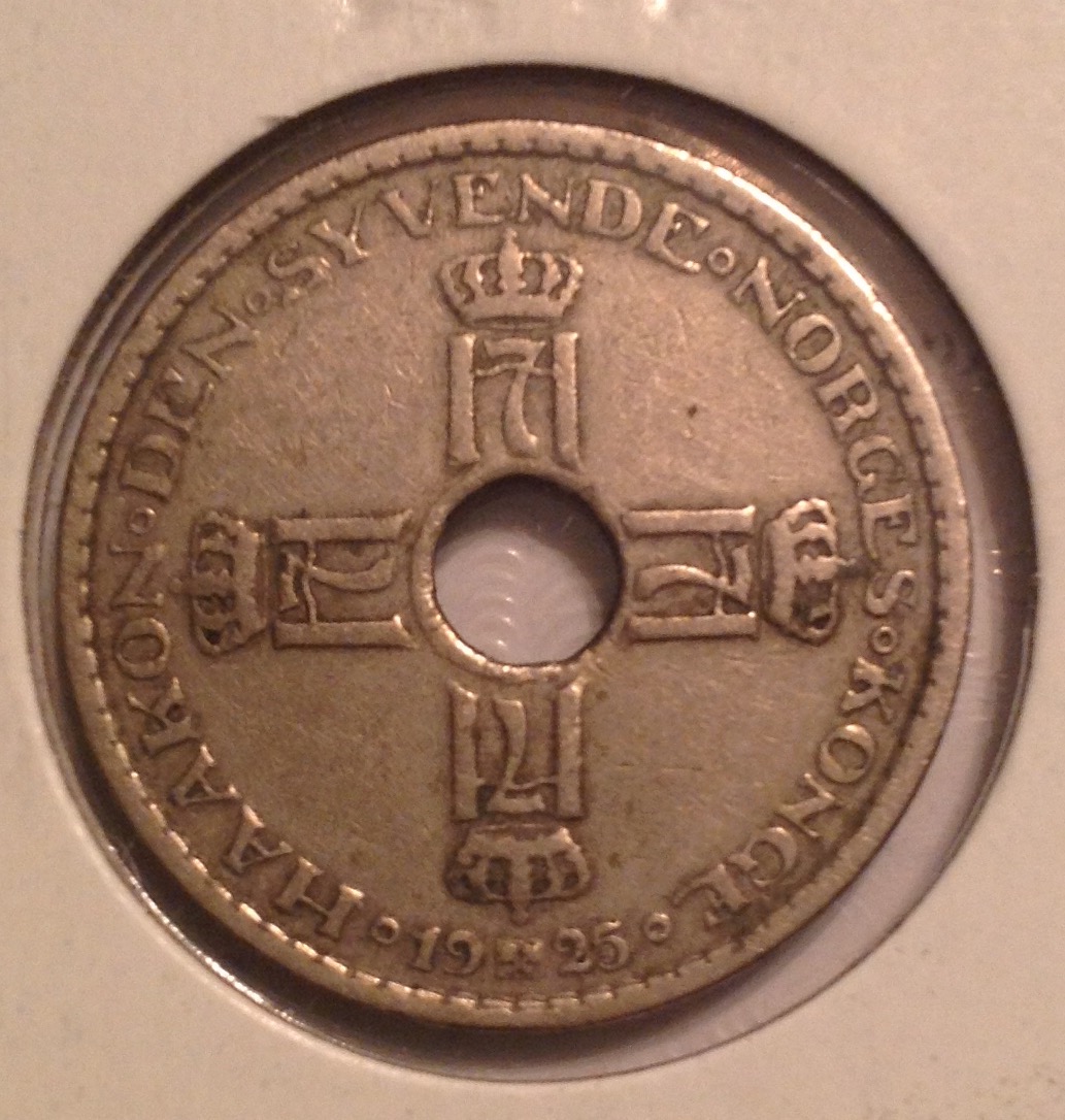 Old-Norwegian-Krone-With-Hole