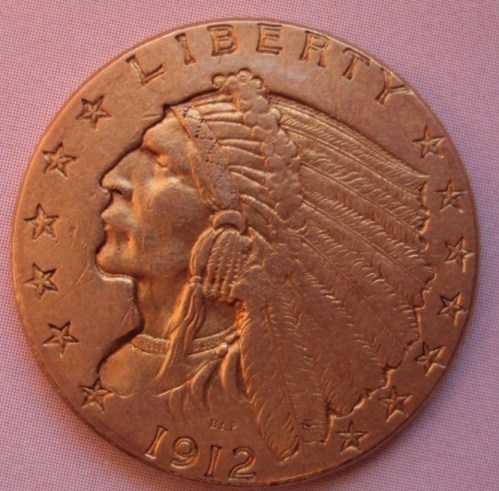 1912-$2-1/2-Dollar-Indian-Head---Grade-Or-Value-Help-Please