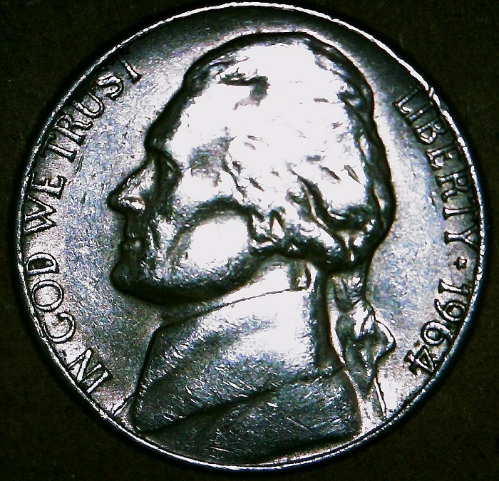 1964-D-Jefferson-Nickel-With-Reeded-Edge