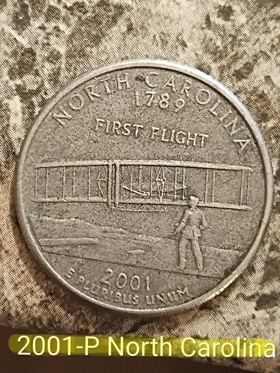 2001-P-North-Carolina-Quarter---Improperly-Annealed-Or-Damage?