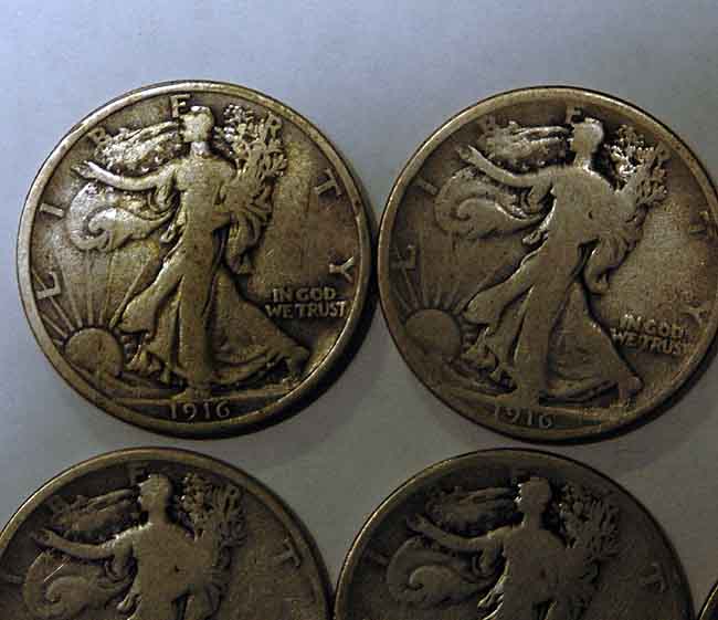1921-Walking-1/2-Dollar