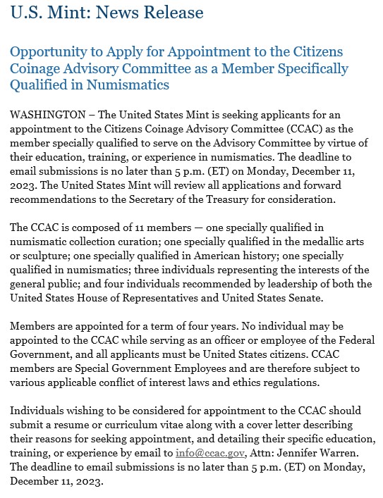 Opportunity-To-Apply-For-Appointment-To-The-Citizens-Coinage-Advisory-Committee
