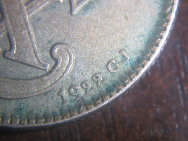 1922-Denmark-25-Ore-And-1827-Mexico-1-Real